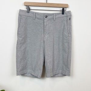 Lululemon Light Gray Cotton Blend Shorts 10”